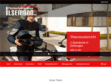 Tablet Screenshot of fahrschule-ilsemann.de